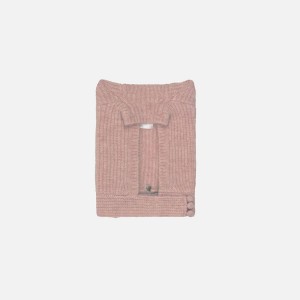 Pink Women Kith Coperni Knitted Horn Beanie Headwear | 9508-IBUFR