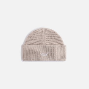 Pink Women Kith Script Mia Beanie Headwear | 8796-XOJFU