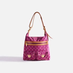 Pink Women Kith What Goes Around Comes Around Louis Vuitton Denimgy GM Bags | 8719-OZADJ