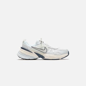 Platinum Women Kith Nike WMNS V2K Run Sneakers | 4857-YEQHV