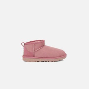 Purple Kids' Kith UGG Classic Ultra Mini Boots | 6932-ZRGHL