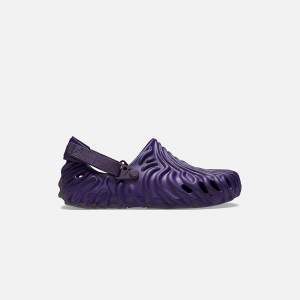Purple Men Kith Crocs x Salehe Bembury Pollex Clog Sandals | 6859-YRPLW
