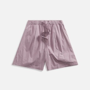 Purple Men Kith Tekla Pleat Shorts | 3149-SHVFY