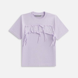 Purple Women Kith Ottolinger Distressed Otto Fitted T-Shirt | 2085-YRALT