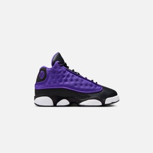 Purple / Black / White Kids' Kith Nike GS Air Jordan 13 Retro Sneakers | 2549-GWAFY