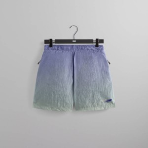 Purple / Blue Men Kith Tech Active Shorts | 4312-YDLOS