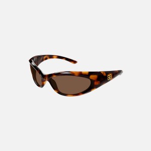 Red Men Kith Balenciaga Cat-Eye Frames Sunglasses | 9854-WCGIS