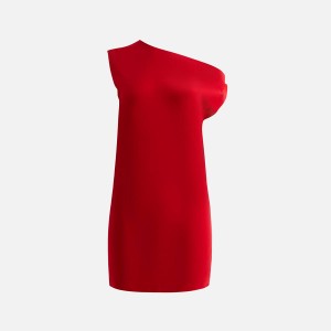 Red Women Kith Norma Kamali Drop Shoulder Mini Dress | 8479-ZFMQG