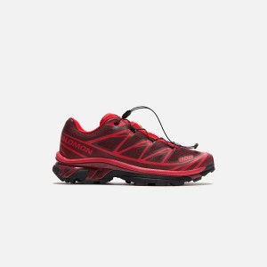 Red / Dark Red Men Kith Salomon XT-6 Sneakers | 1862-VSETX