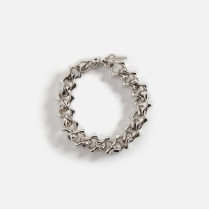 Silver Men Kith Emanuele Bicocchi Arabesque Chain Bracelet Jewelry | 5679-AVIGH