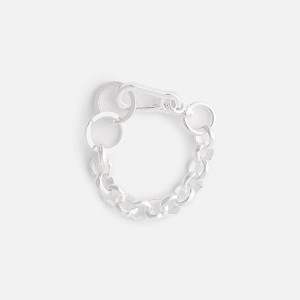 Silver Men Kith Martine Ali Rolo Hardware Bracelet Jewelry | 6349-DFOAV
