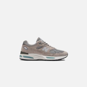 Silver Men Kith New Balance Made in UK 991v2 Sneakers | 3541-YUAGT