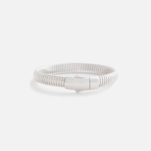 Silver Men Kith Tom Wood Tubogas Bracelet Silver 8.3 Jewelry | 6549-VQFWI