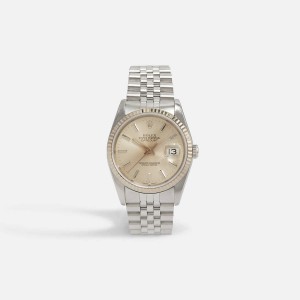 Silver Men Kith Wind Vintage Rolex Datejust 16234 Jewelry | 0316-USTLV
