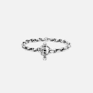 Silver Women Kith Hoorsenbuhs 5MM Open-Link Bracelet Jewelry | 9435-OXCLB