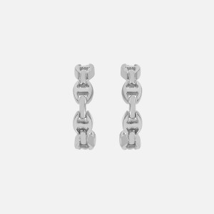 Silver Women Kith Hoorsenbuhs Crescent Earrings Jewelry | 5639-CIKJY