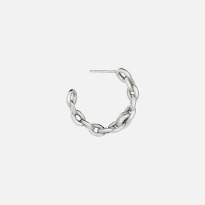 Silver Women Kith Spinelli Kilcollin 13mm Fused Serpens Earrings Jewelry | 3241-UGYXO