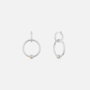 Silver Women Kith Spinelli Kilcollin Sirius Versa SG Small Earrings Jewelry | 9023-AREHK