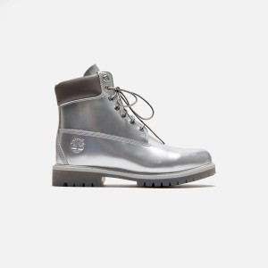 Silver Women Kith Timberland x Veneda Carter 6 Inch Boots | 8592-PWHKM