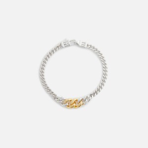 Silver / Gold Men Kith Tom Wood Dean Bracelet Duo 7.0 Jewelry | 8506-FLCBT