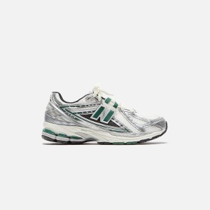 Silver / Green Men Kith New Balance 1906R Sneakers | 8279-XYSWF