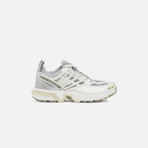 Silver / Green Women Kith Salomon x MM6 Maison Margiela WMNS ACS Pro Sneakers | 7529-QUYNS
