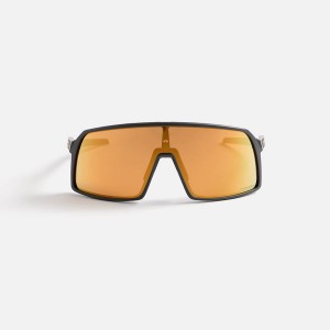 White Black Men Kith Oakley Sutro Matte Carbon Sunglasses | 4762-GTKAJ