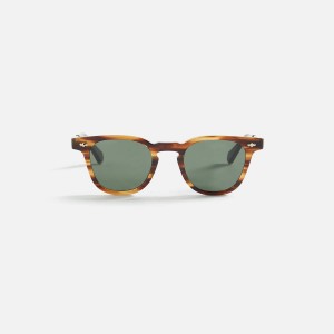 White Gold Men Kith Mr. Leight Dean S Sunglasses | 7561-ETJHM