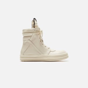 White Kids' Kith Rick Owens Geobasket Sneakers | 2798-JFGPX