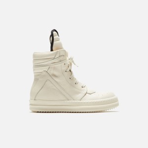 White Kids' Kith Rick Owens Geobasket Sneakers | 6457-MHLGX