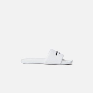 White Men Kith Alexander Wang AW Pool Slide Sandals | 6130-YNAZP