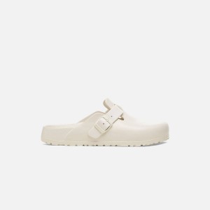 White Men Kith Birkenstock Boston Sandals | 4831-SHKYX