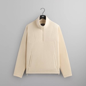 White Men Kith Coleman II Quarter Zip Sweatshirts | 7043-IQBRL