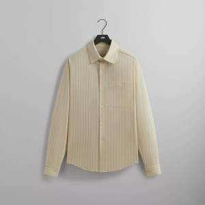 White Men Kith Flannel Tomas Buttondown Shirts | 6135-SEMQB