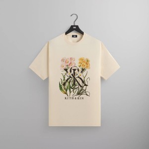 White Men Kith KandK Daisy Vintage T-Shirt | 8540-XDWNR