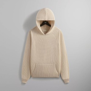 White Men Kith Knit Miles Hoodie Sweatshirts | 2951-CGBNS