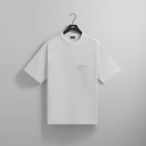 White Men Kith Leonard Pocket T-Shirt | 5902-OJNQC