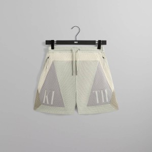 White Men Kith Mesh Turbo Shorts | 1926-SPREF