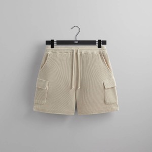 White Men Kith Micro Waffle Fairfax Cargo Shorts | 7094-SLOGF