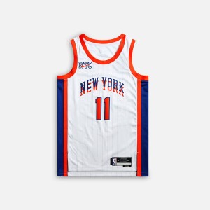 White Men Kith Nike Jalen Brunson New York Knicks 2024/25 City Edition Shirts | 9567-ANIWC