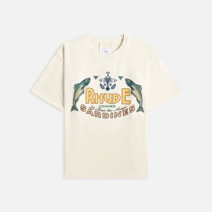 White Men Kith Rhude Sardines T-Shirt | 3618-EMXHF