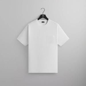 White Men Kith Short Sleeve Quinn T-Shirt | 2987-JYWMQ