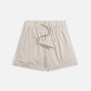 White Men Kith Tekla Poplin Pajama Shorts | 0369-DSARW