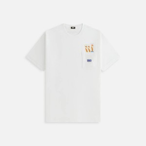 White Men Kith Treats for YOKU MOKU Pocket Shirts | 4256-WXMPS