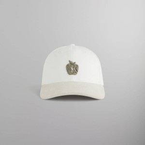White Men Kith Two Tone Suede Brim Aaron Classic Cap | 9632-RKXMY