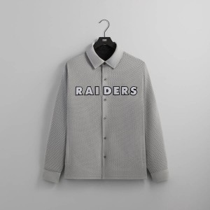 White Men Kith and '47 for the NFL: Raiders Reversible Ginza Shirts | 4096-XVMUP