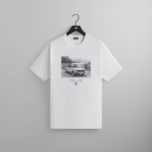 White Men Kith for BMW 1602 Portrait Vintage T-Shirt | 8243-LVOZI