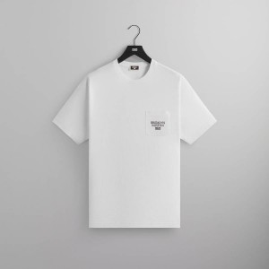 White Men Kith for the Brooklyn Museum Pocket Shirts | 8456-BCUOH