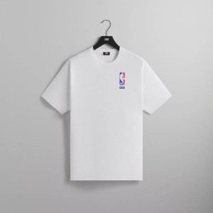 White Men Kith for the New York Knicks Classic Vintage T-Shirt | 6089-YZUAT