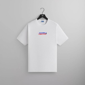 White Men Kith for the New York Rangers Hat Trick Vintage T-Shirt | 9542-WIBSG